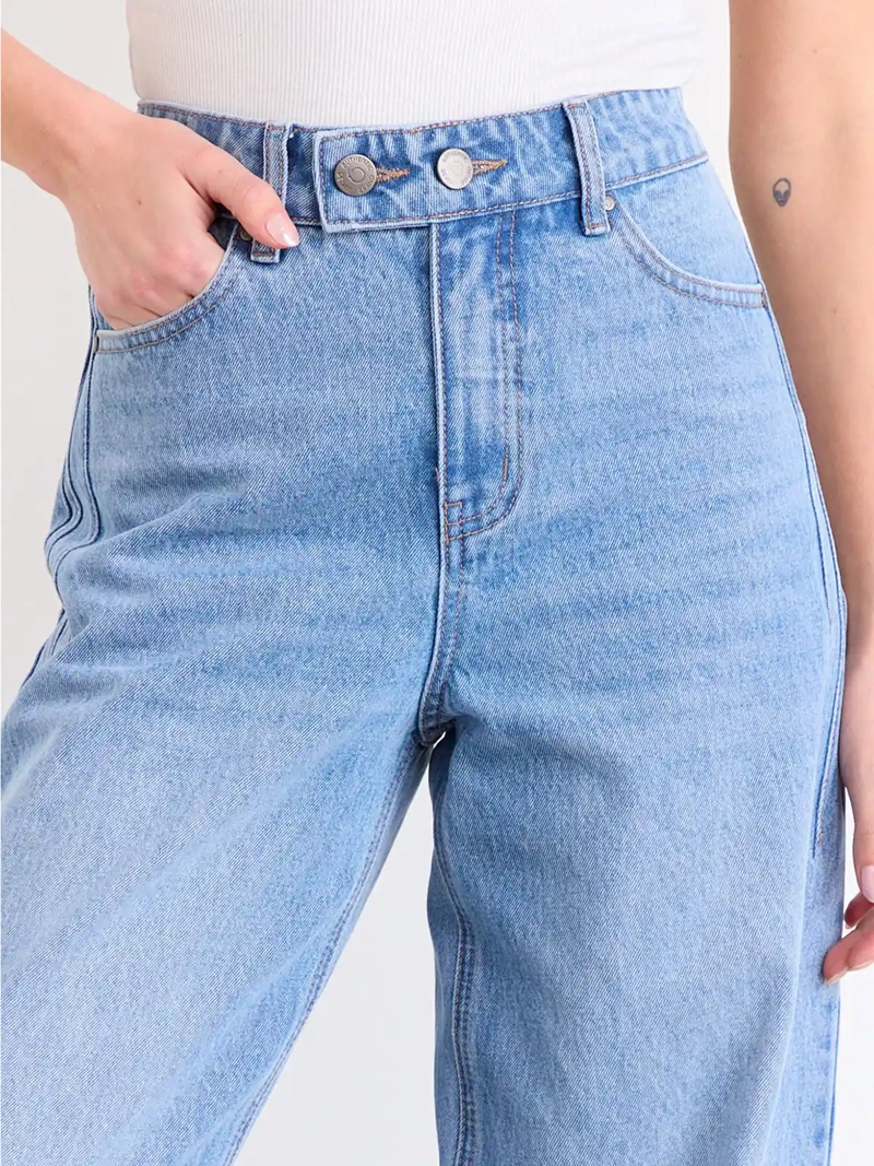 JEANS MUJER IO TIRO MEDIO LISO - 4