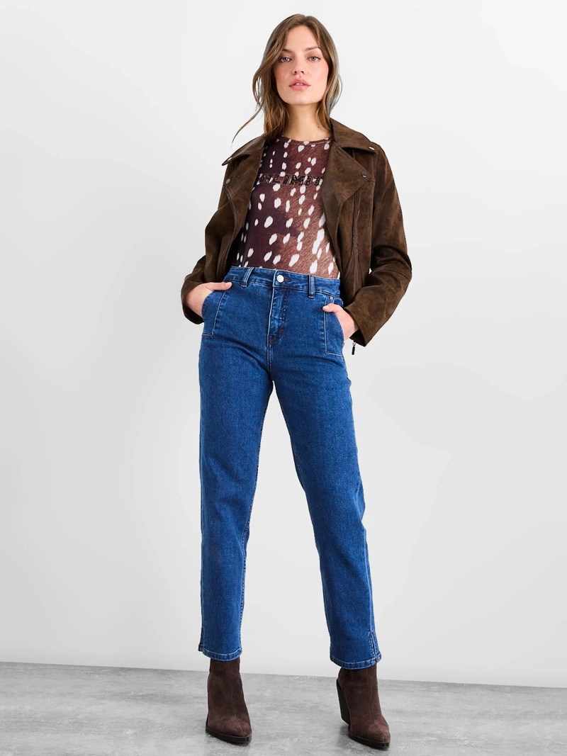 JEANS MUJER IO TIRO MEDIO - 1