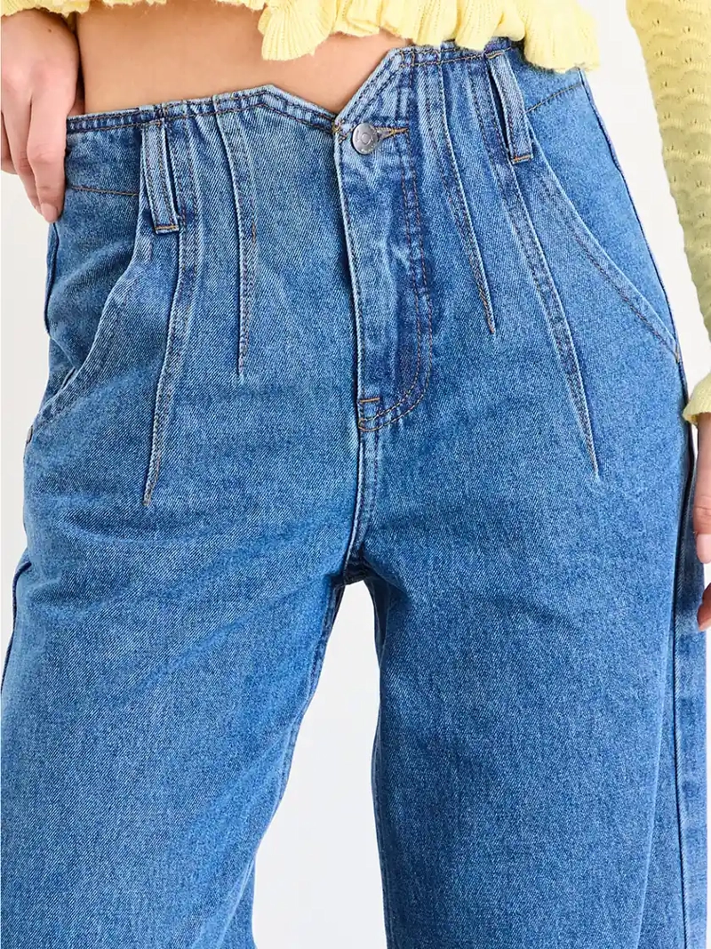 JEANS MUJER IO TIRO MEDIO LISO - 4
