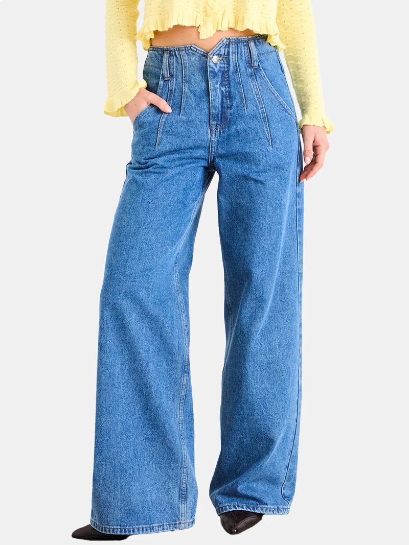 JEANS MUJER IO TIRO MEDIO LISO - 2