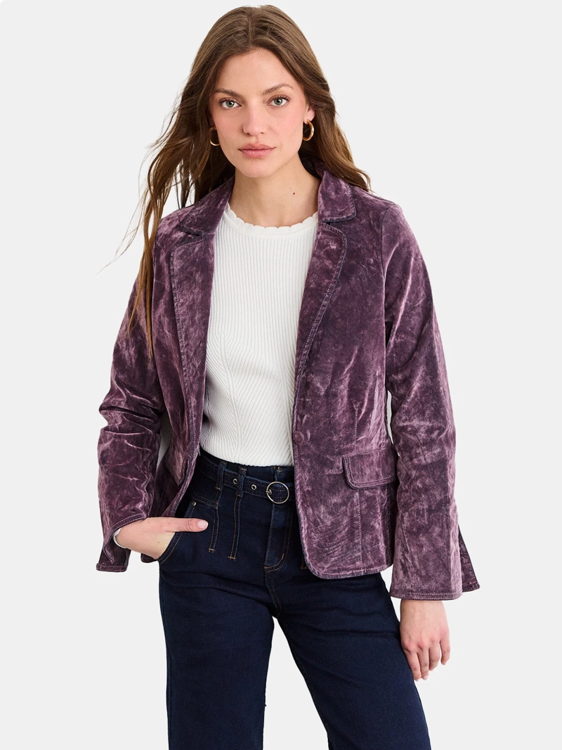 BLAZER MUJER IO MEZCLILLA - 1