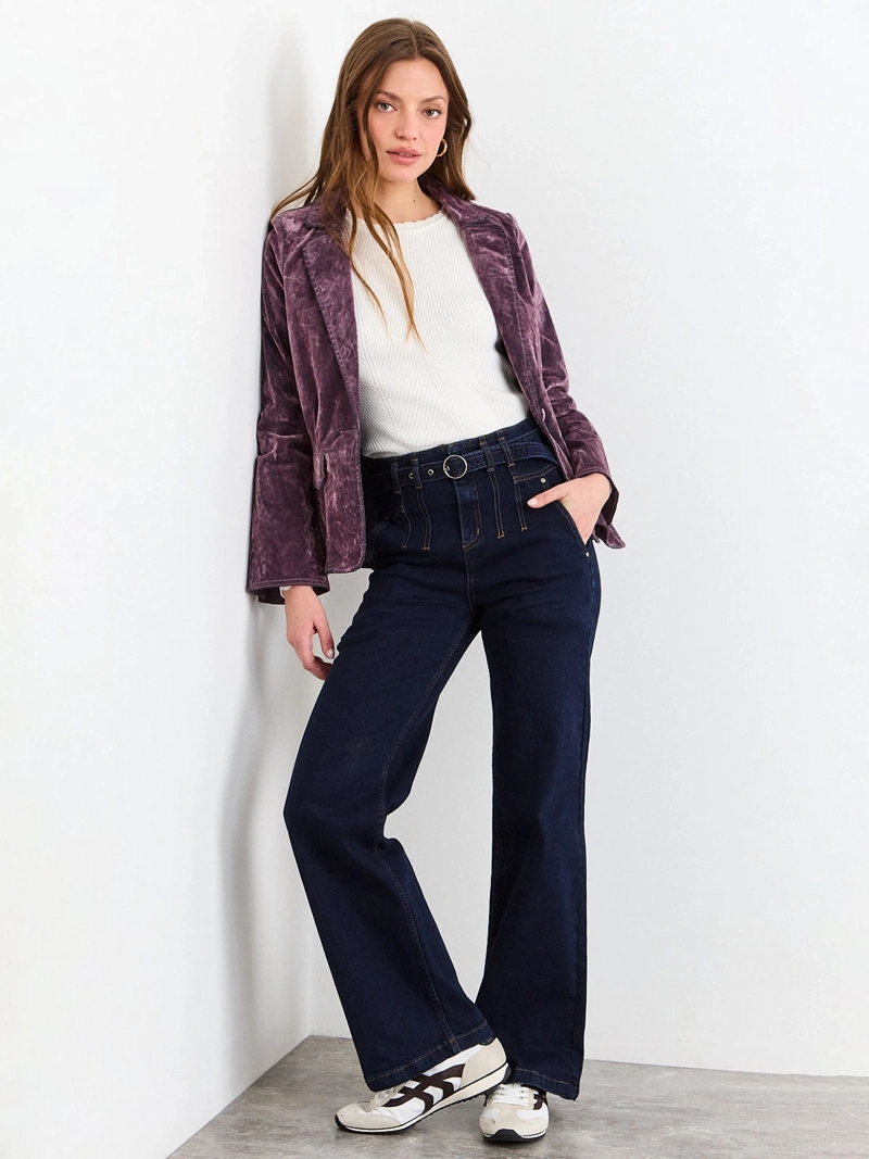 BLAZER MUJER IO MEZCLILLA - 4