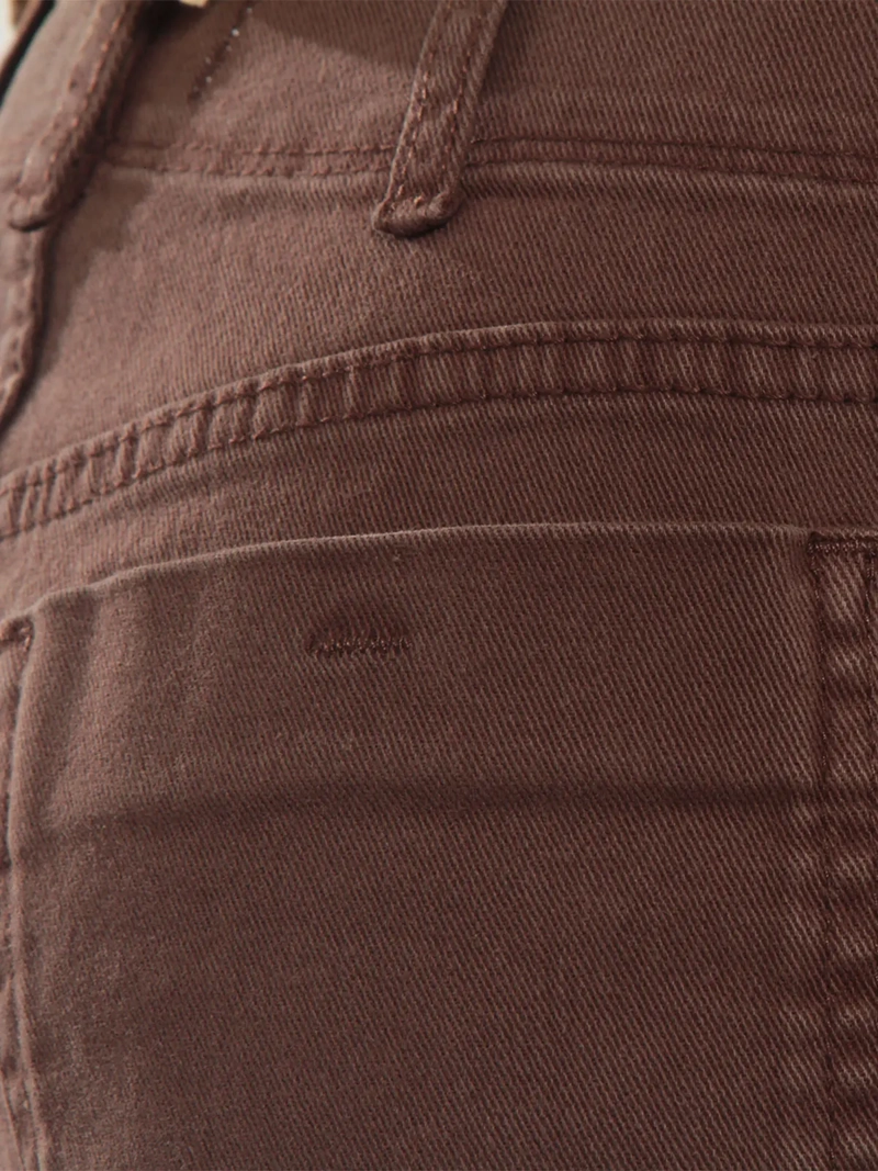 JEANS MUJER WADO'S CARGO WIDE LEG TIRO ALTO PRETINA BÁSICA 1 BOTÓN - 7