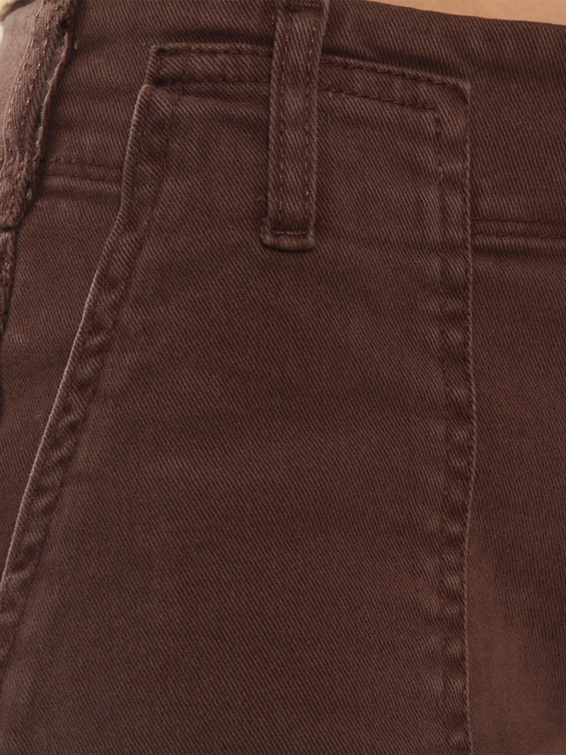 JEANS MUJER WADO'S CARGO WIDE LEG TIRO ALTO PRETINA BÁSICA 1 BOTÓN - 8