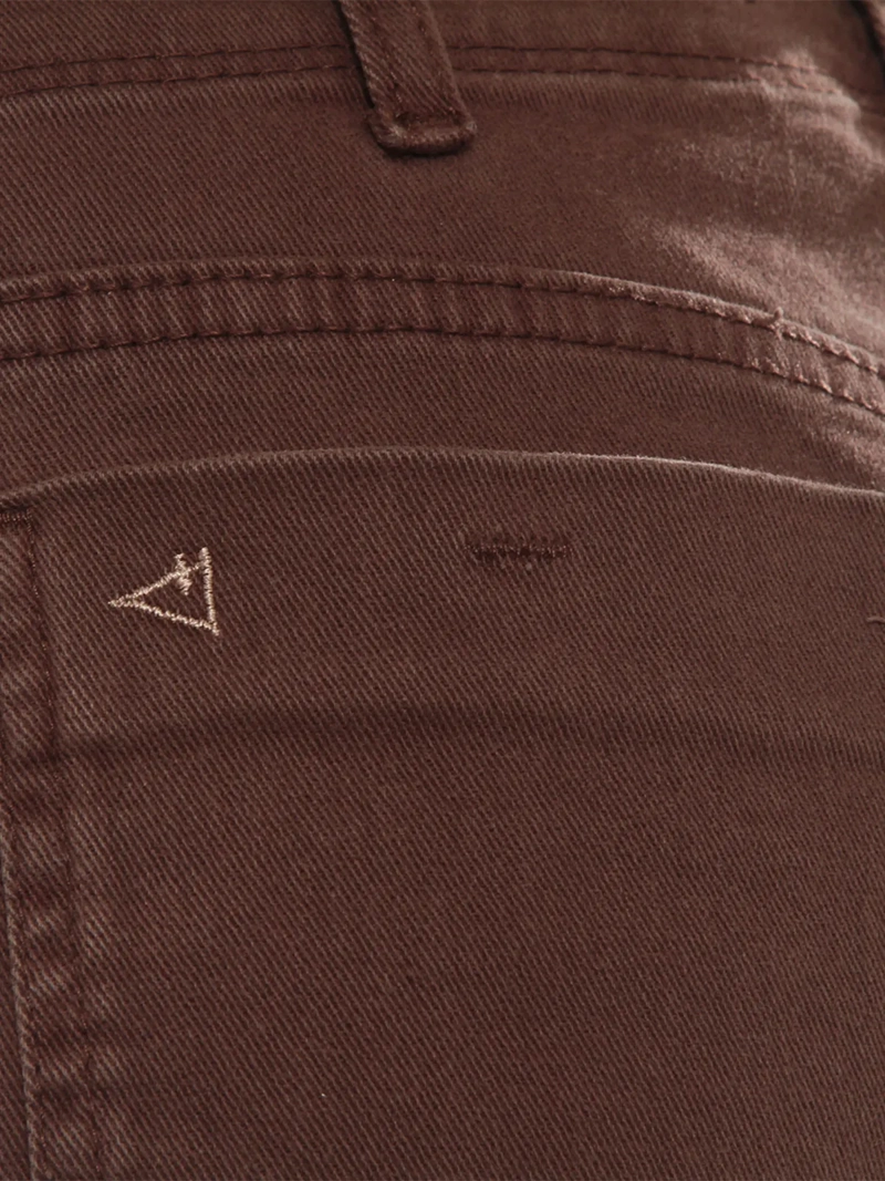 JEANS MUJER WADO'S CARGO WIDE LEG TIRO ALTO PRETINA BÁSICA 1 BOTÓN - 6