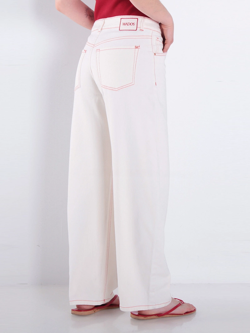 JEANS MUJER WADOS ALGODÓN BALLOON TIRO ALTO - 4
