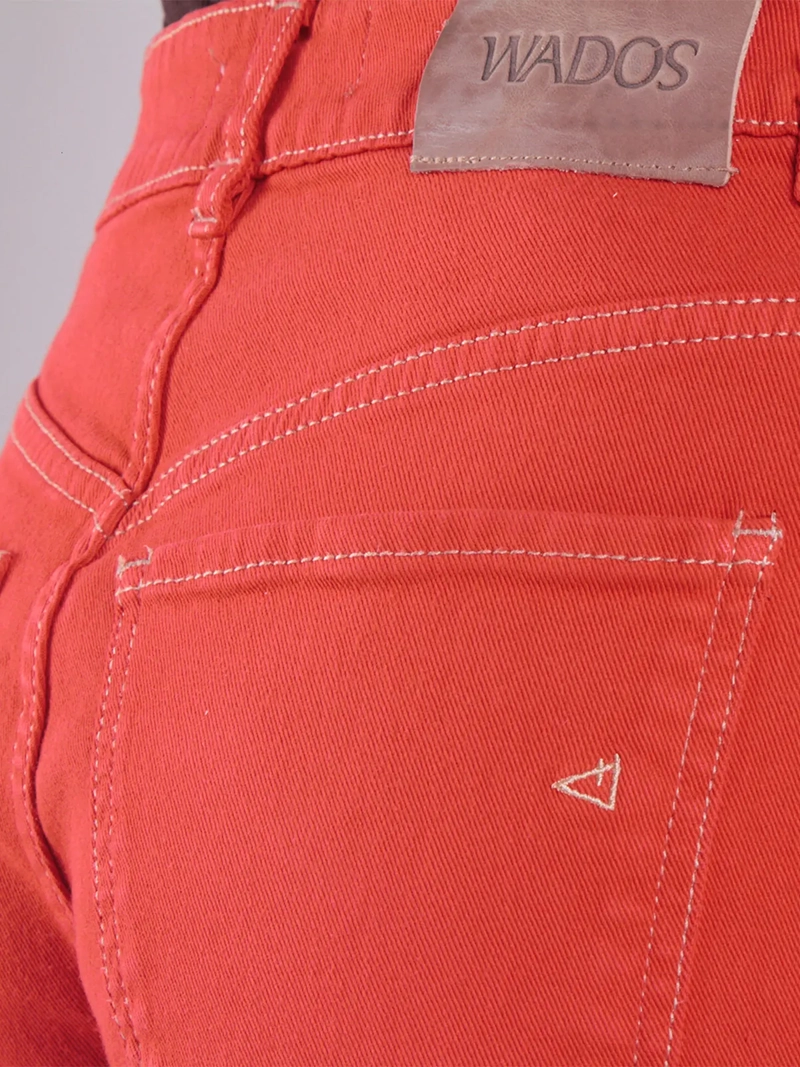 JEANS MUJER WADO'S WIDELEG TIRO ALTO PRETINA BÁSICA 1 BOTÓN - 6