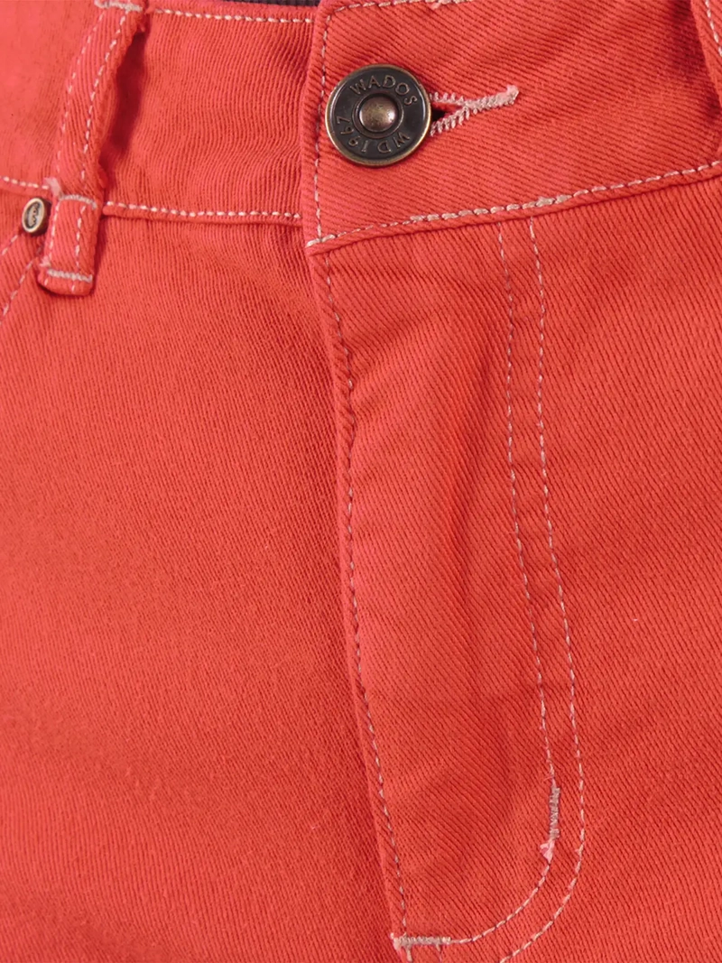JEANS MUJER WADO'S WIDELEG TIRO ALTO PRETINA BÁSICA 1 BOTÓN - 8