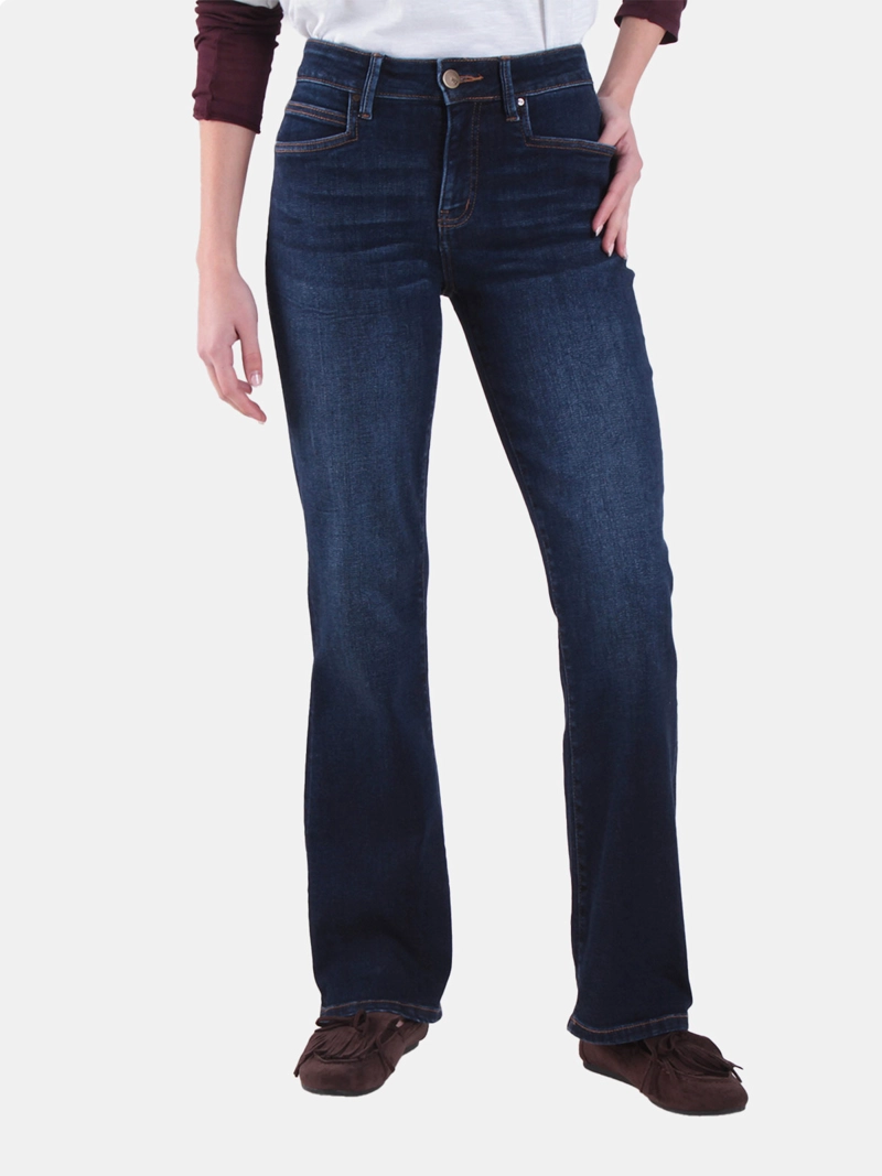 JEANS MUJER WADO'S RECTO TIRO ALTO PRETINA BÁSICA 1 BOTÓN - 3