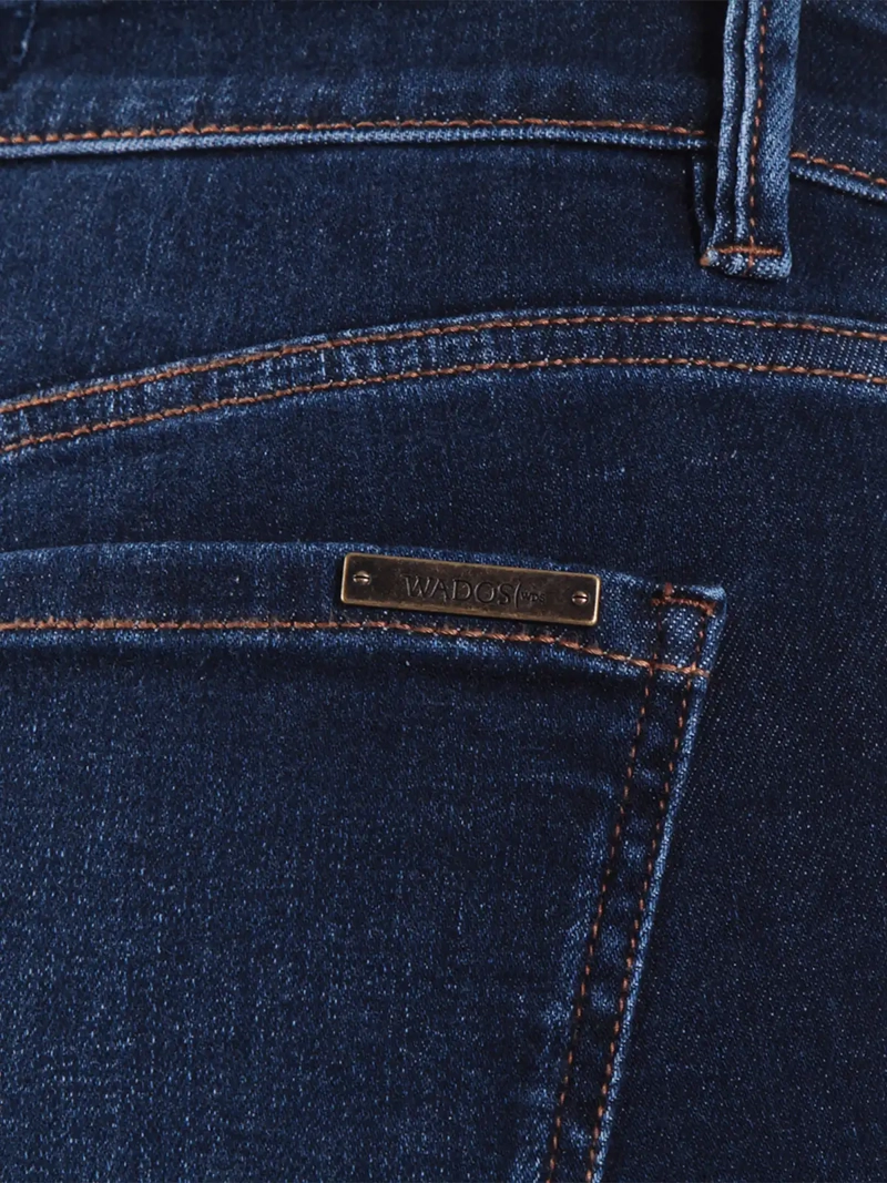 JEANS MUJER WADO'S RECTO TIRO ALTO PRETINA BÁSICA 1 BOTÓN - 7