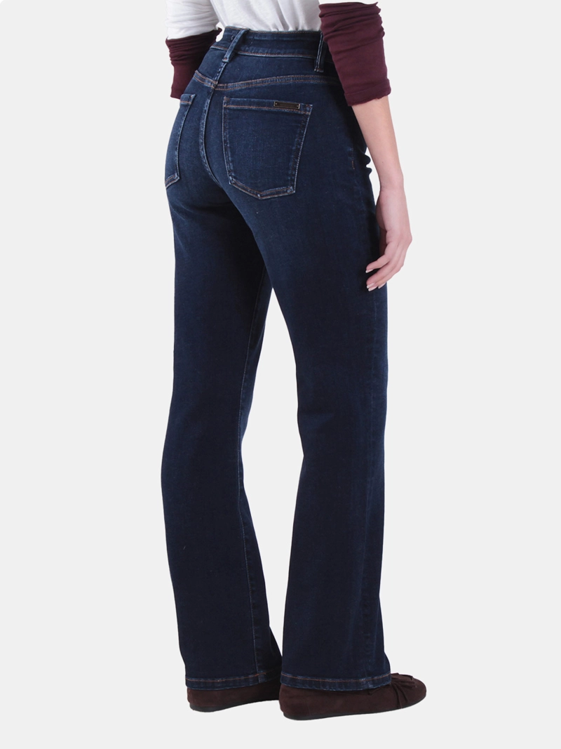 JEANS MUJER WADO'S RECTO TIRO ALTO PRETINA BÁSICA 1 BOTÓN - 4