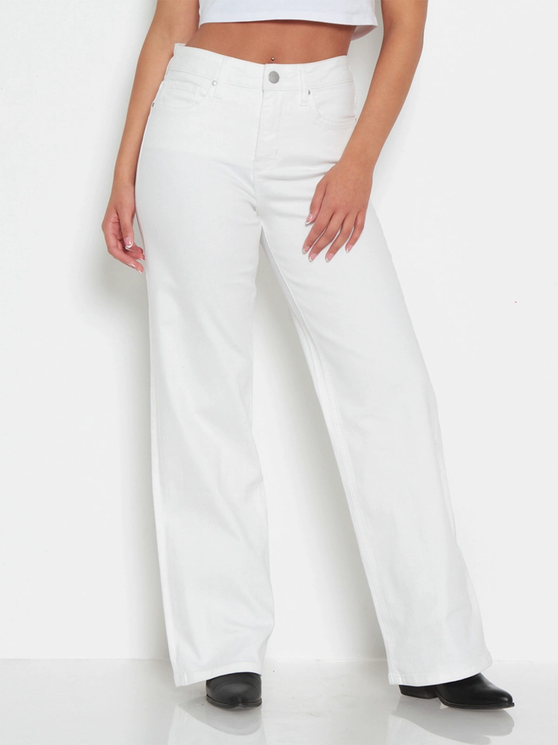 JEANS MUJER WADOS ALGODÓN WIDE LEG TIRO ALTO - 2