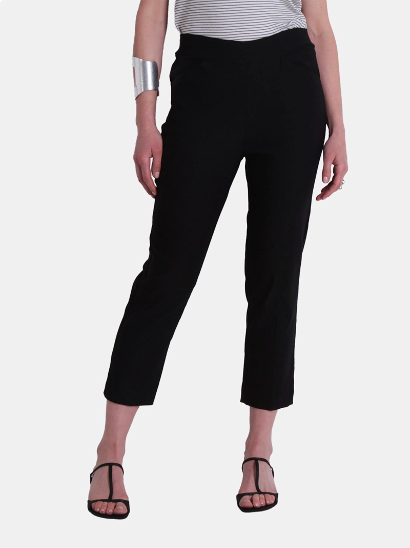 PANTALÓN MUJER WADO'S CROP TIRO ALTO PRETINA MEDIA ELASTICADA - 3