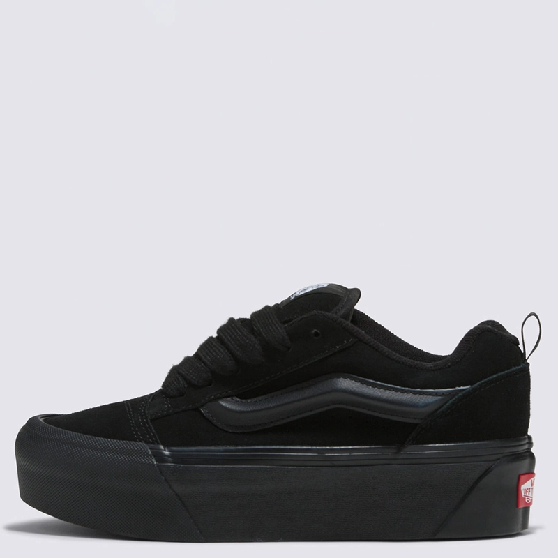 ZAPATILLAS MUJER VANS URBANAS NEGRO KNU STACK CUERO - 1