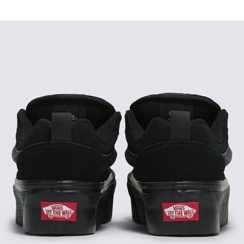 ZAPATILLAS MUJER VANS URBANAS NEGRO KNU STACK CUERO - 3