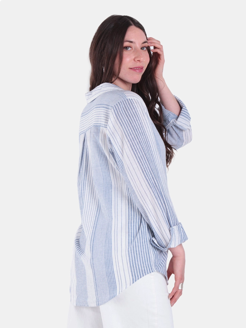 BLUSA MUJER WADO'S MANGA LARGA ABOTONADA REGULAR FIT - 2