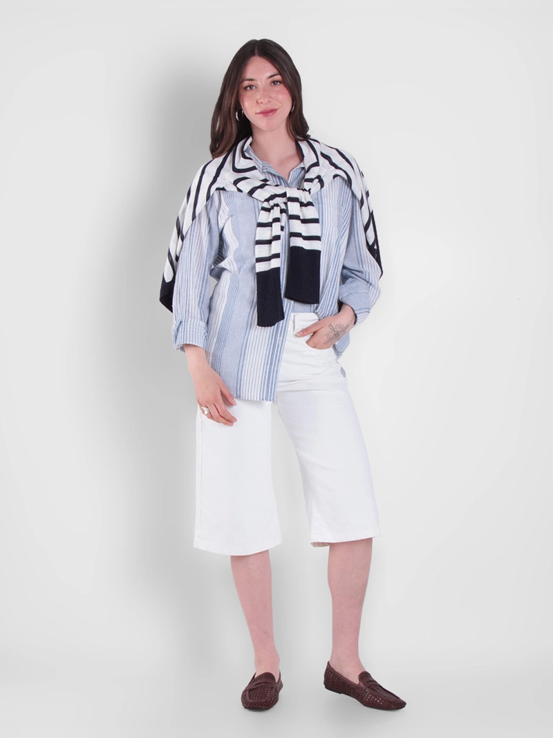 BLUSA MUJER WADO'S MANGA LARGA ABOTONADA REGULAR FIT - 6