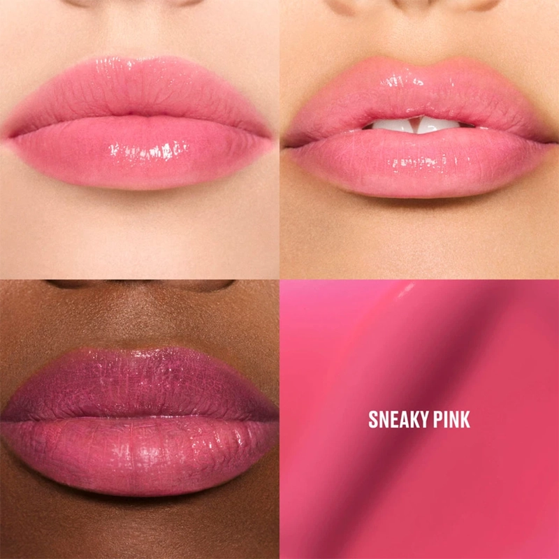 TINTA DE LABIOS MAC LUSTREGLASS STAINGLASS SNEAKY PINK 3ML - 3