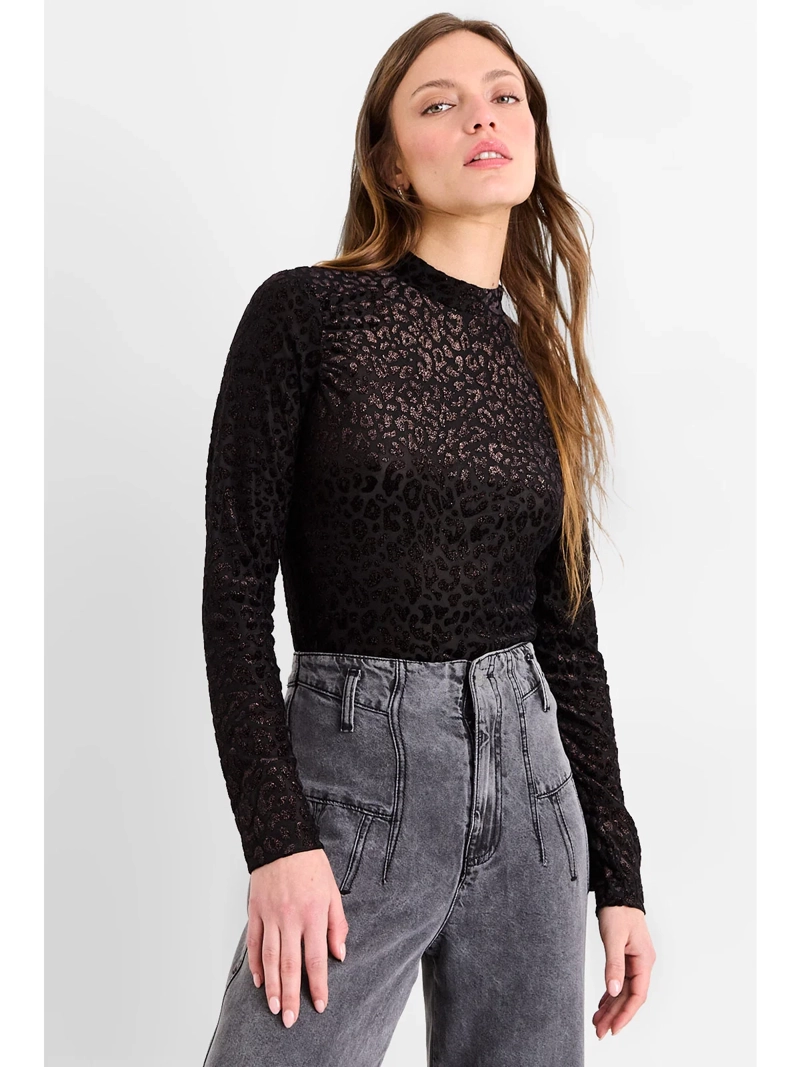POLERA MUJER IO MANGA LARGA PRINT - 1