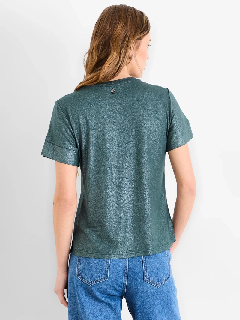 POLERA MUJER IO MANGA CORTA ESTAMPADA - 2