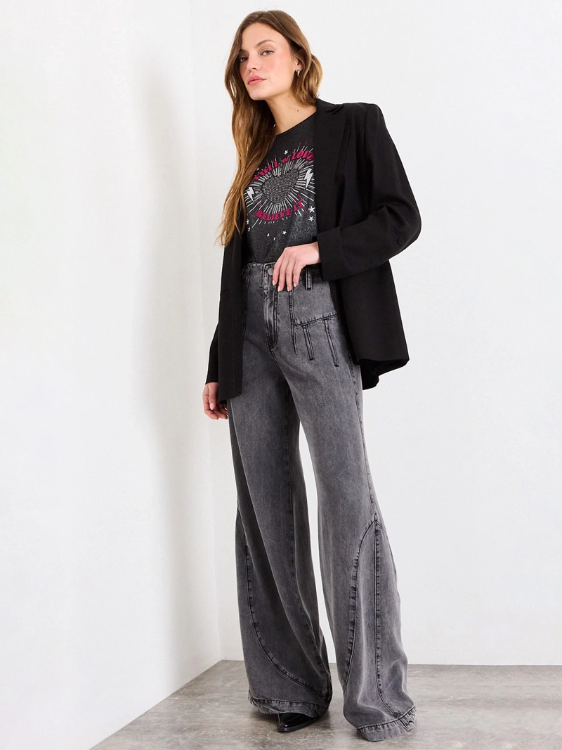 POLERA MUJER IO MANGA CORTA ESTAMPADA - 4