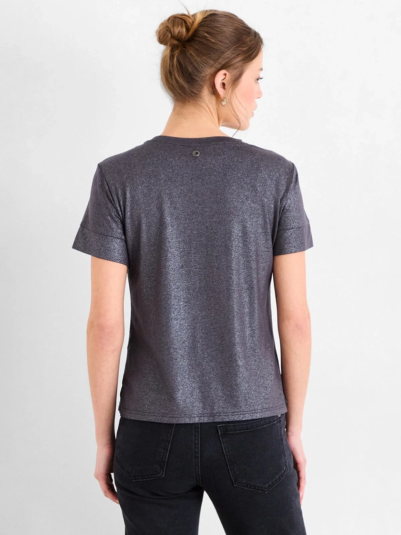 POLERA MUJER IO MANGA CORTA ESTAMPADA - 2
