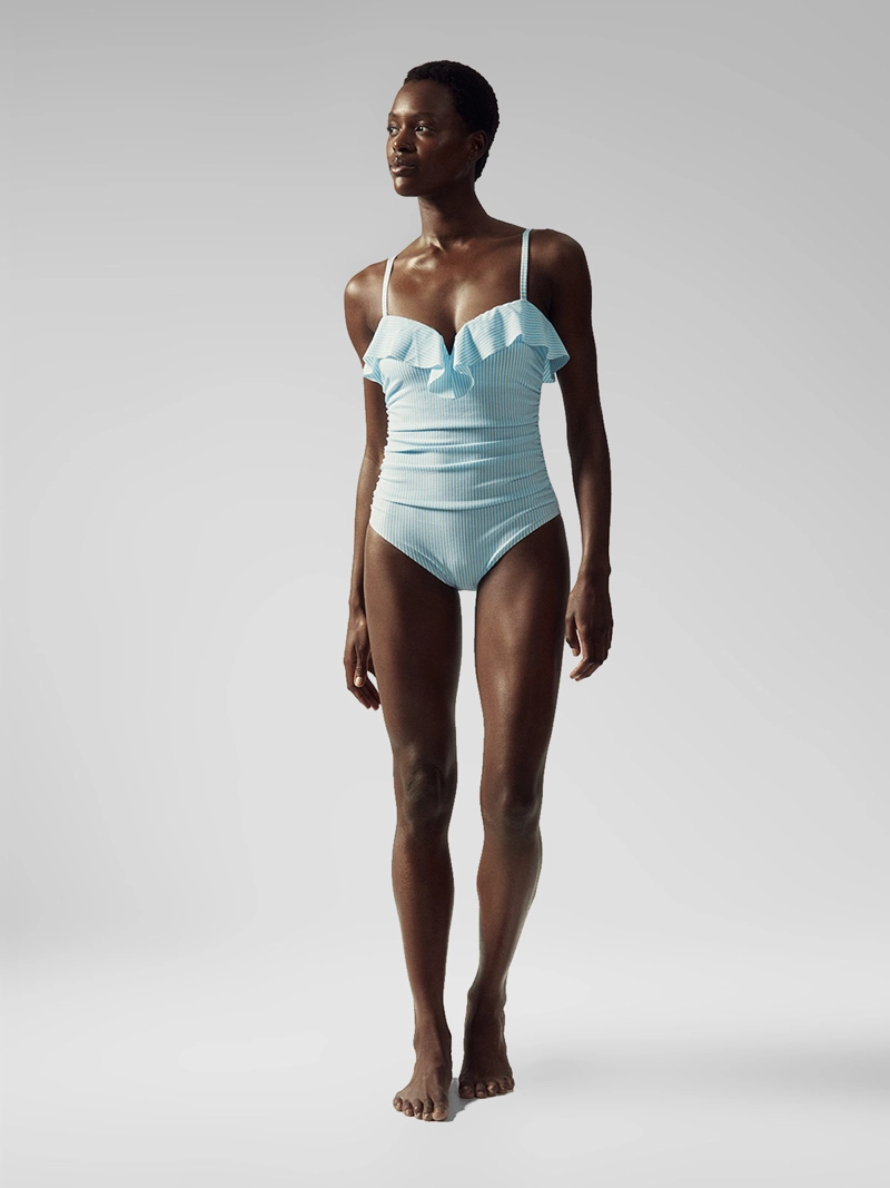BOTTOM DE BIKINI MUJER SFERA RAYAS - 1