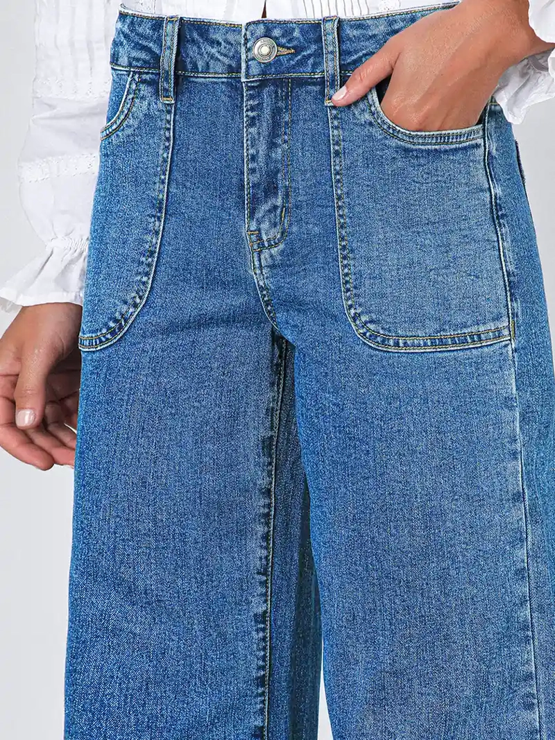 JEANS MUJER RAINDOOR ALGODÓN SUN SKY - 5