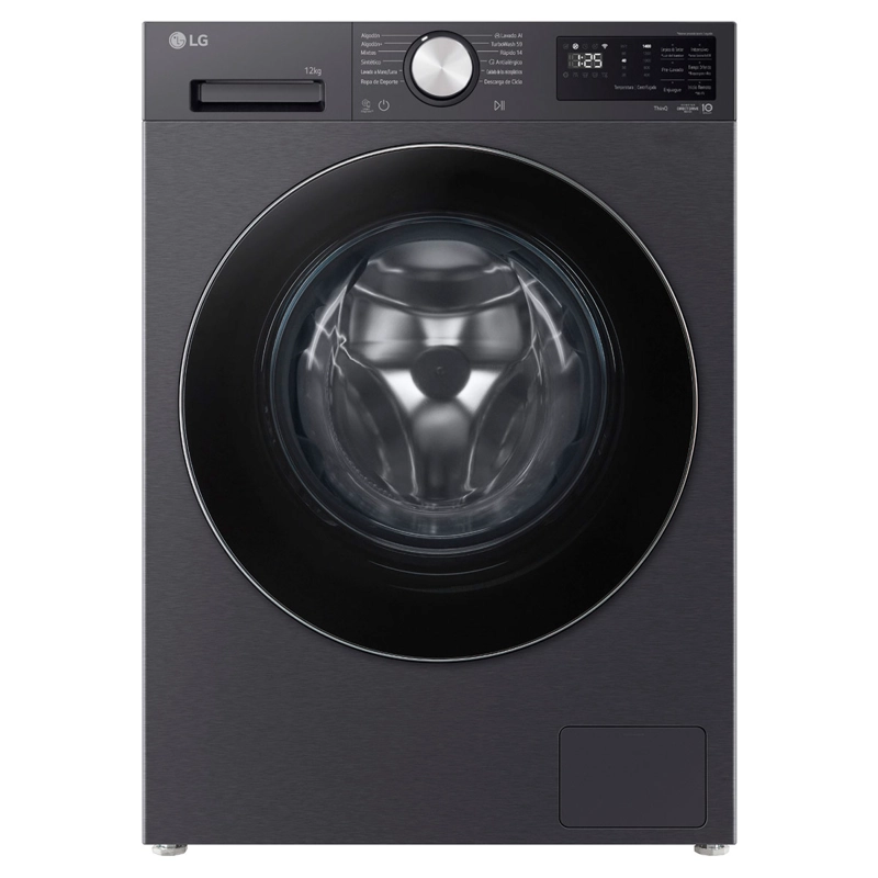 LAVADORA CARGA FRONTAL LG WM12MBVX5S6 12KG GRAFITO - 1