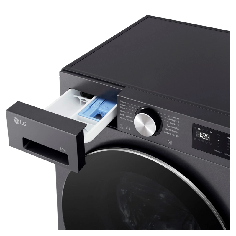 LAVADORA CARGA FRONTAL LG WM12MBVX5S6 12KG GRAFITO - 6