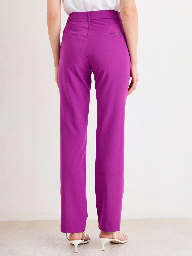 PANTALÓN MUJER ASH RECTO PRETINA ANCHA - 3