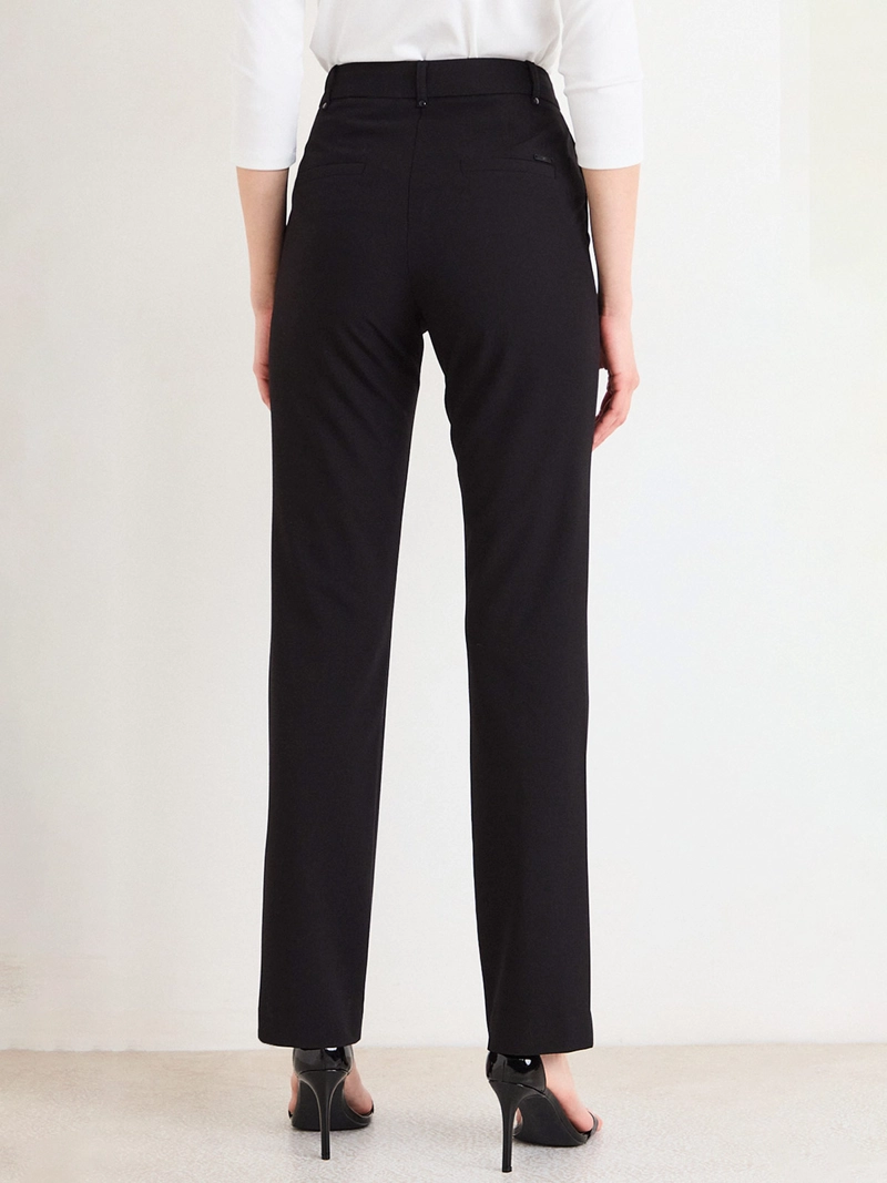 PANTALÓN MUJER ASH RECTO PRETINA ANCHA - 3