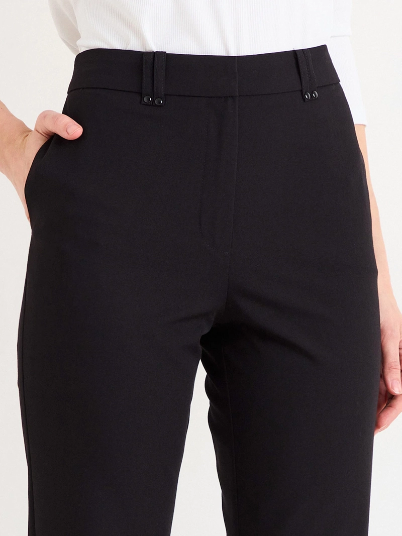 PANTALÓN MUJER ASH RECTO PRETINA ANCHA - 4