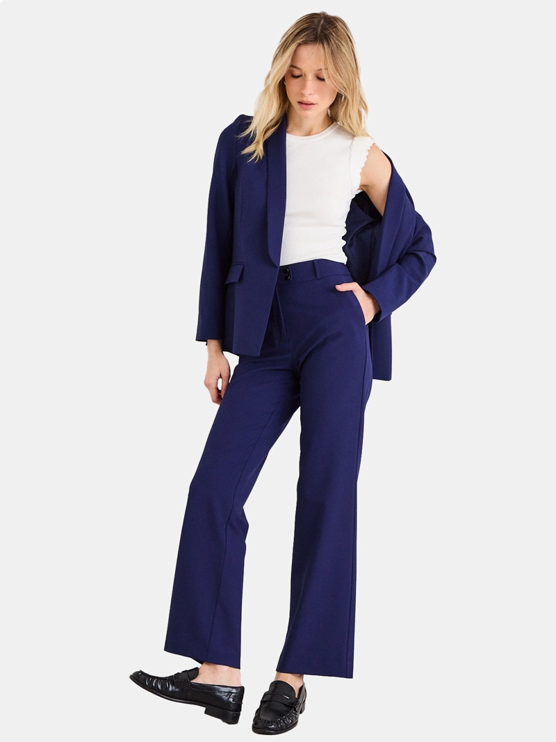 PANTALÓN MUJER ASH RECTO BOLSILLOS DIAGONALES - 1