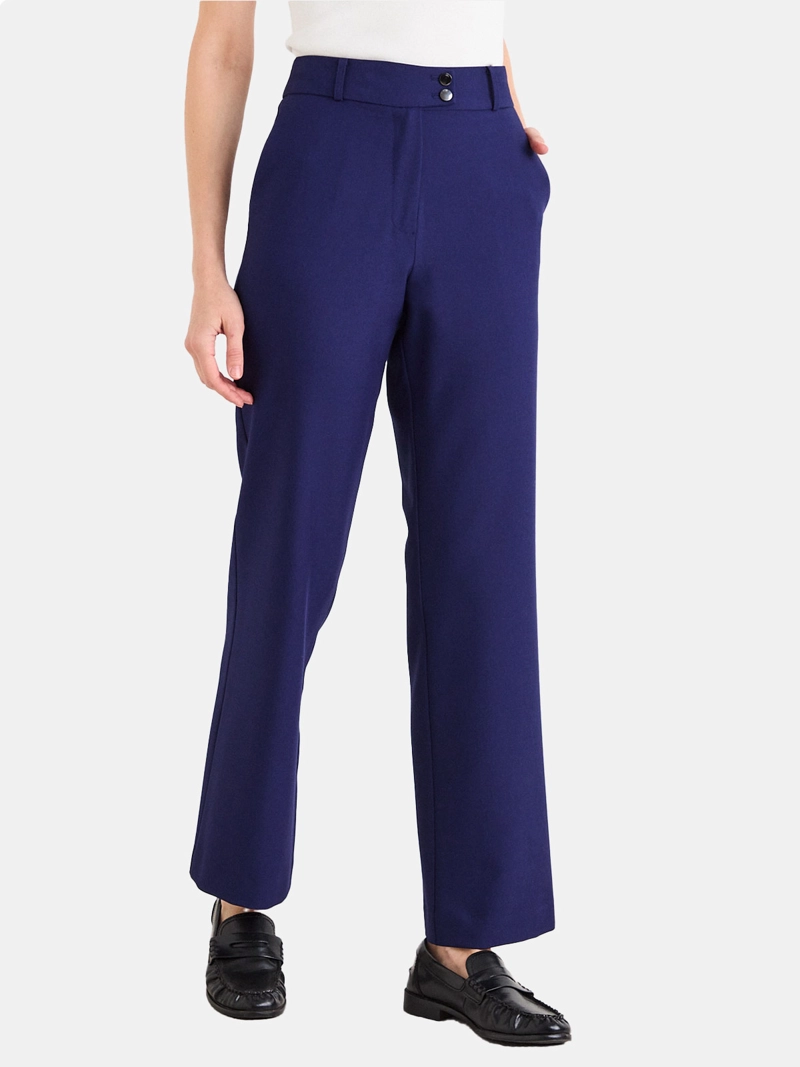 PANTALÓN MUJER ASH RECTO BOLSILLOS DIAGONALES - 2