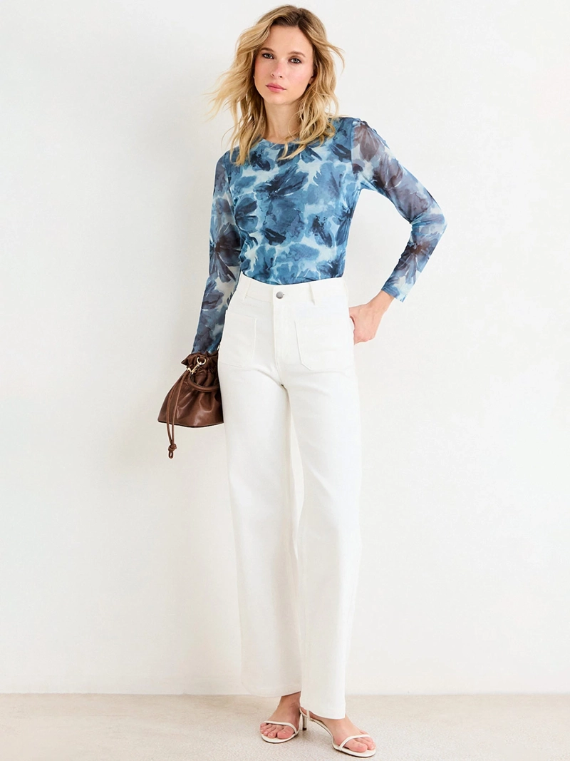 JEANS MUJER ASH ALGODÓN FLARE