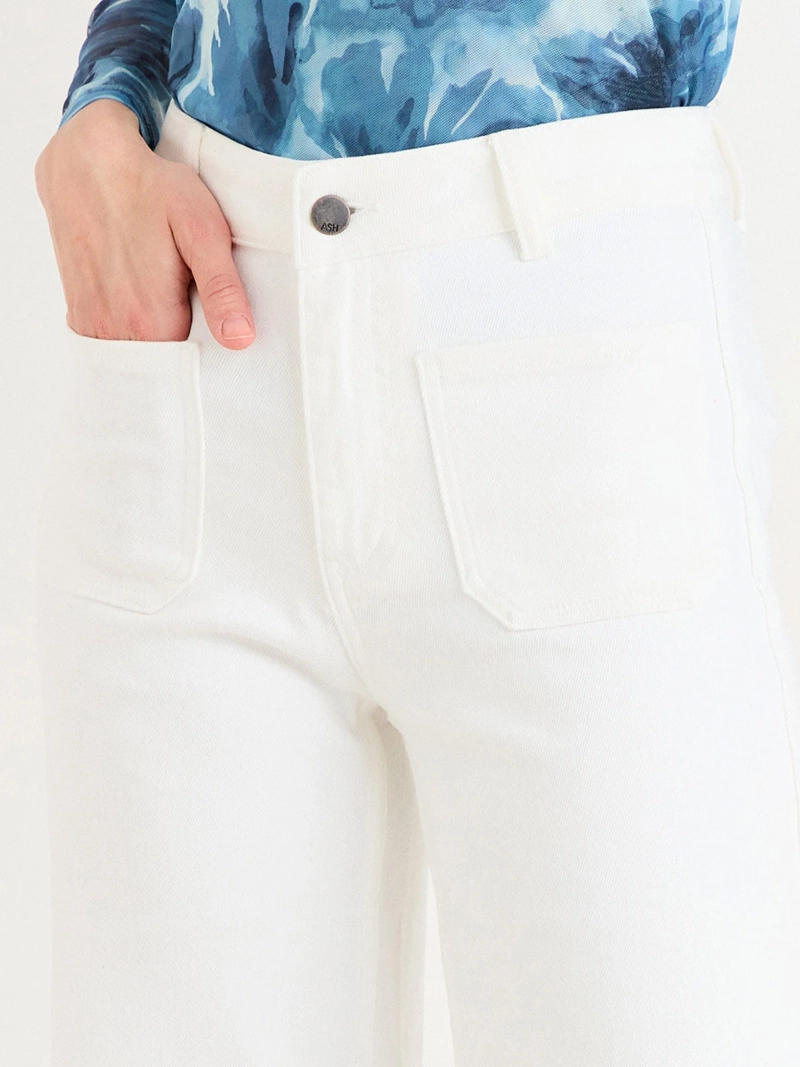 JEANS MUJER ASH ALGODÓN FLARE - 4