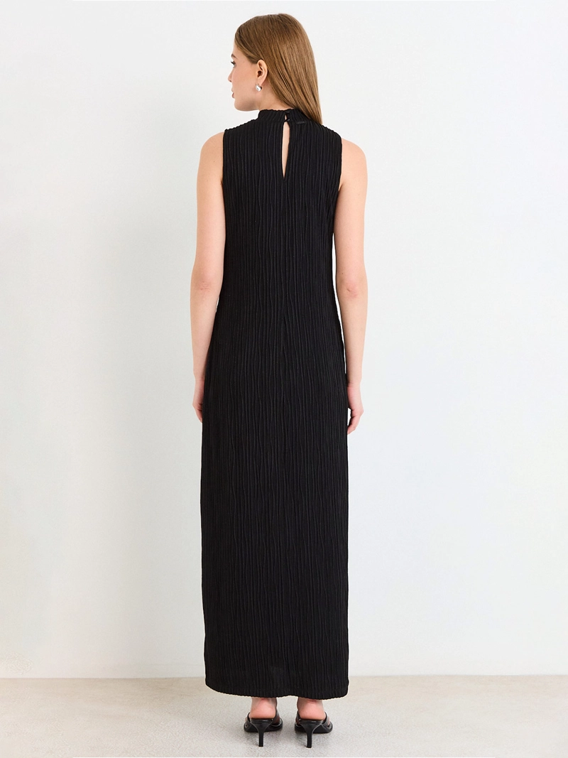 VESTIDO MUJER ASH LARGO CUELLO ALTO - 4