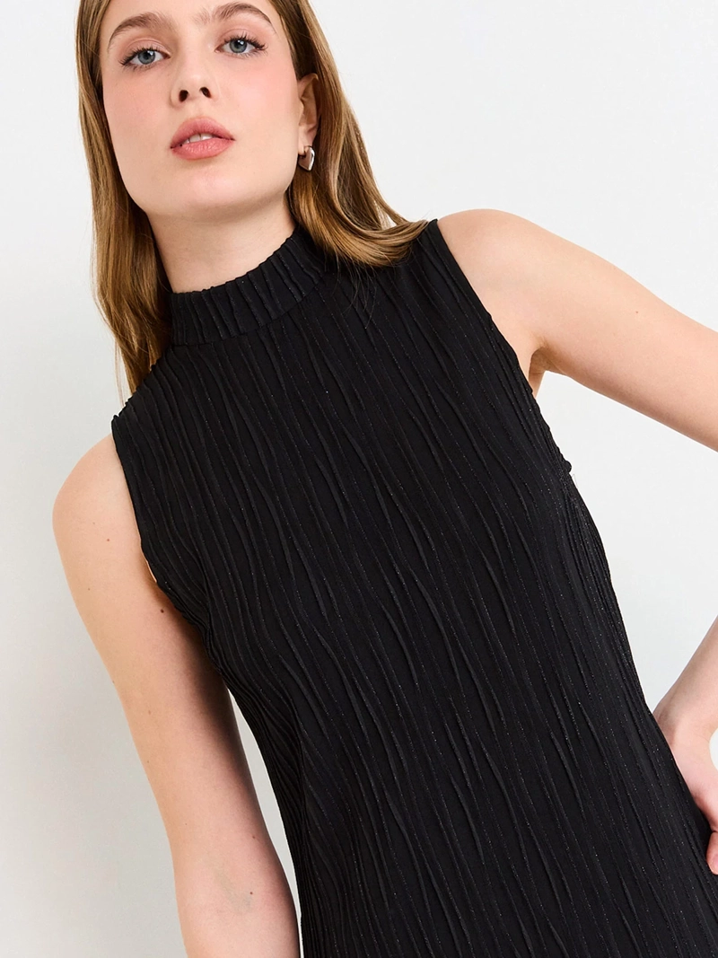 VESTIDO MUJER ASH LARGO CUELLO ALTO - 5