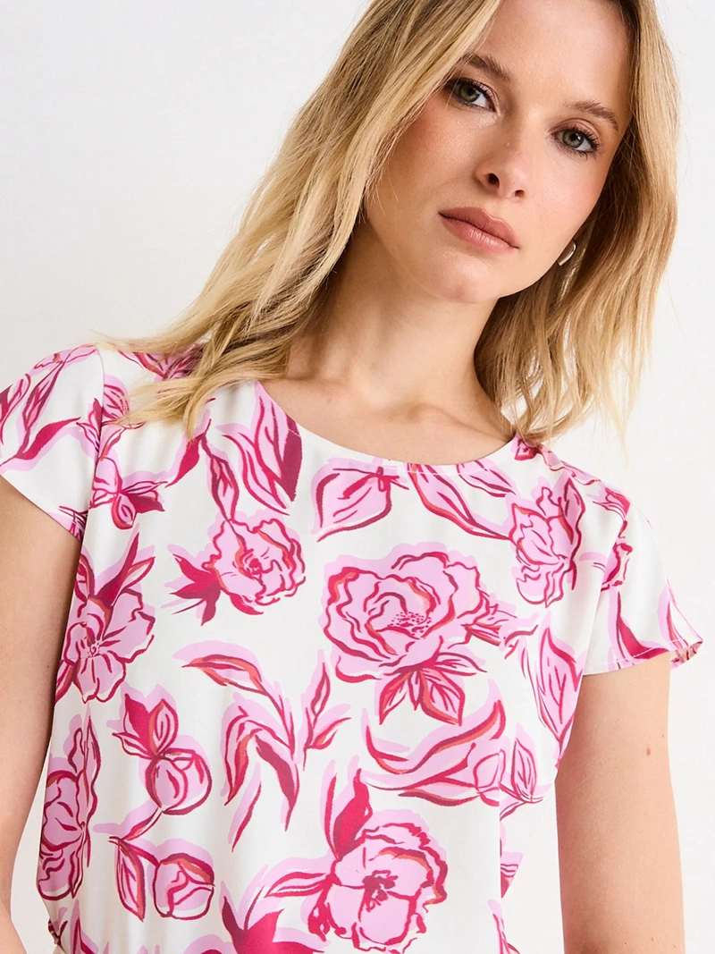 BLUSA MUJER ASH MANGA CORTA - 3
