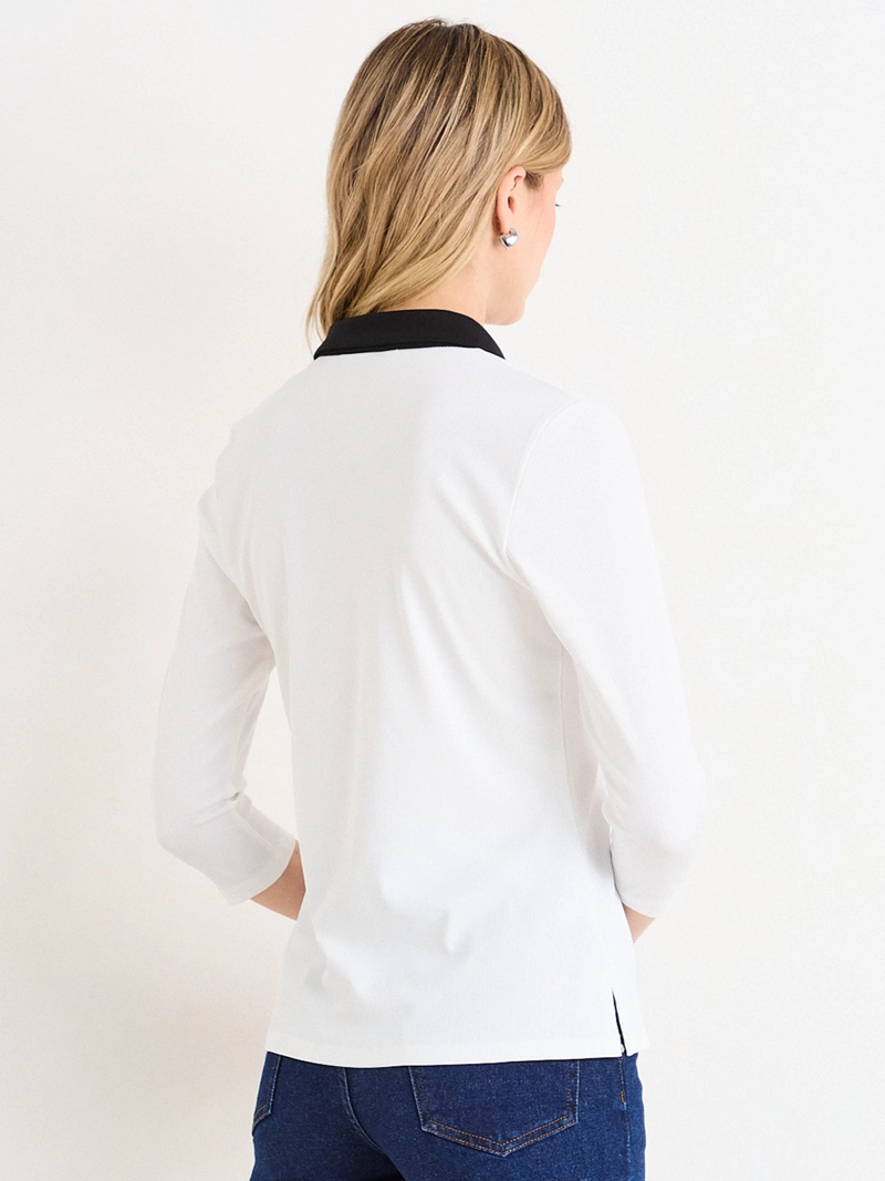 POLERA MUJER ASH MANGA LARGA - 2