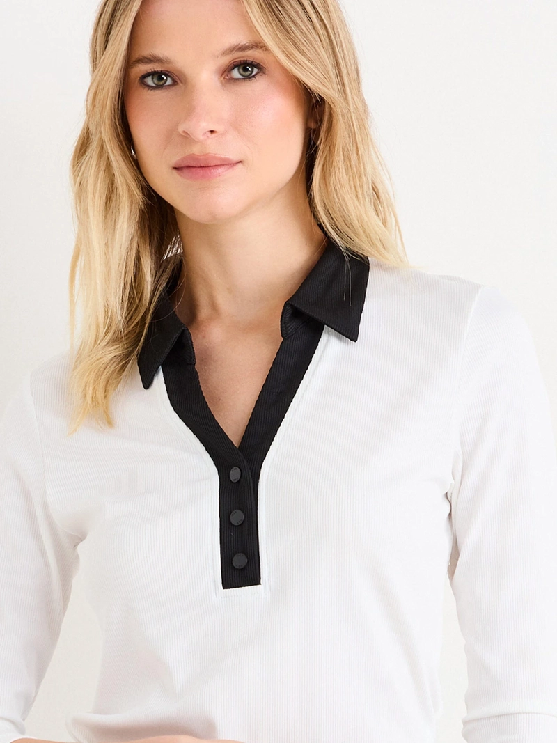 POLERA MUJER ASH MANGA LARGA - 3