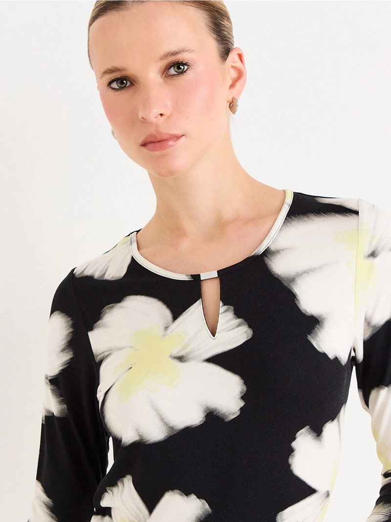 POLERA MUJER ASH MANGA LARGA - 3
