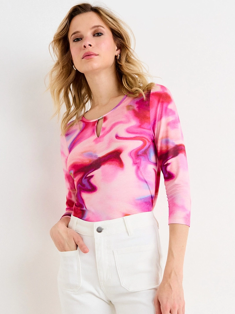 POLERA MUJER ASH MANGA LARGA