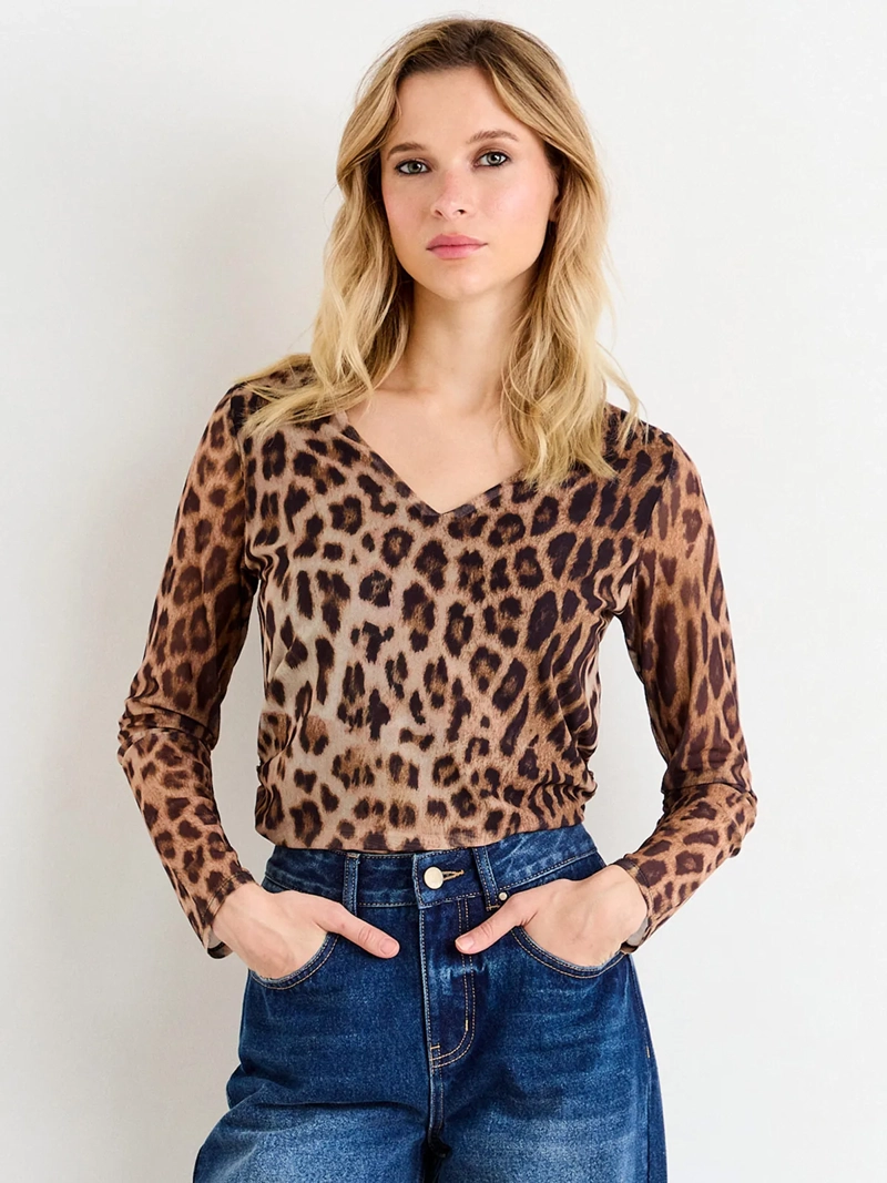 POLERA MUJER ASH MANGA LARGA