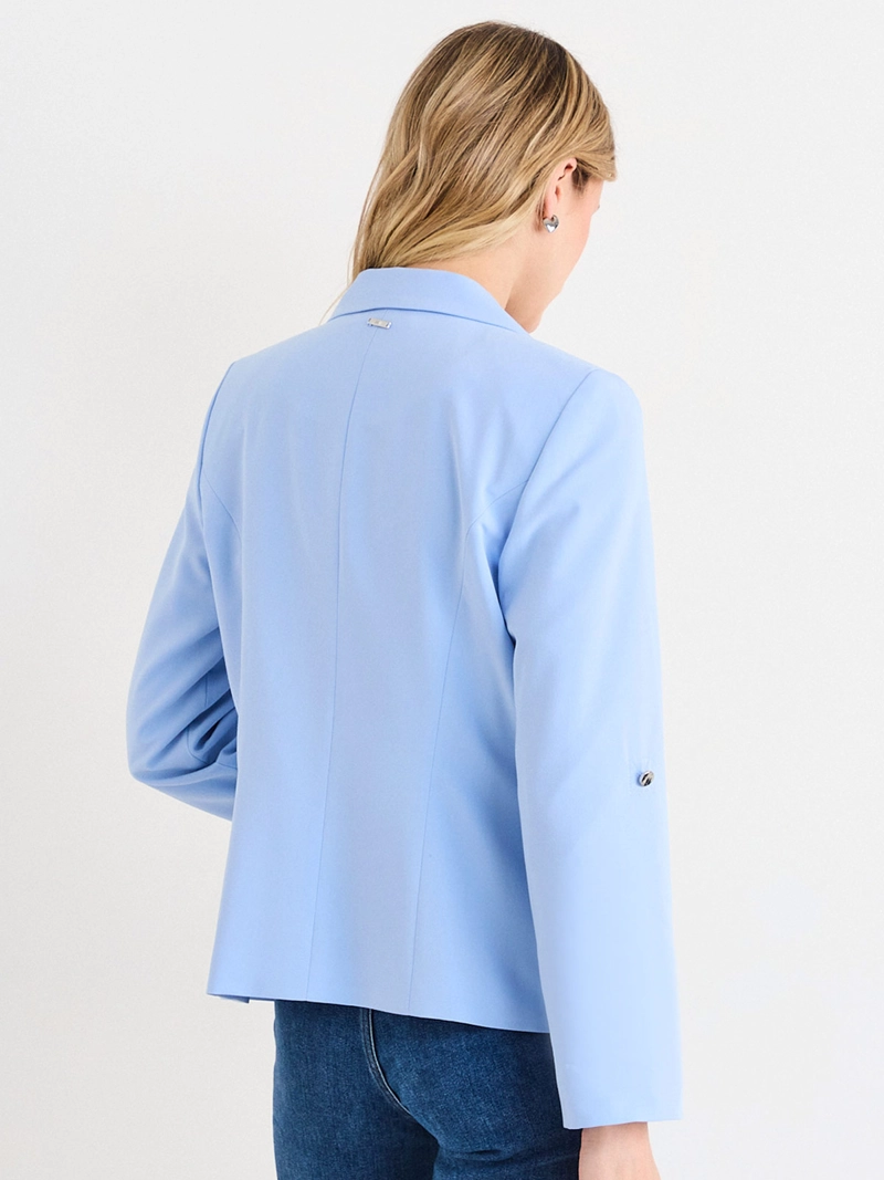BLAZER MUJER ASH CUELLO Y SOLAPA CLÁSICA BOLSILLO CON TAPA - 2