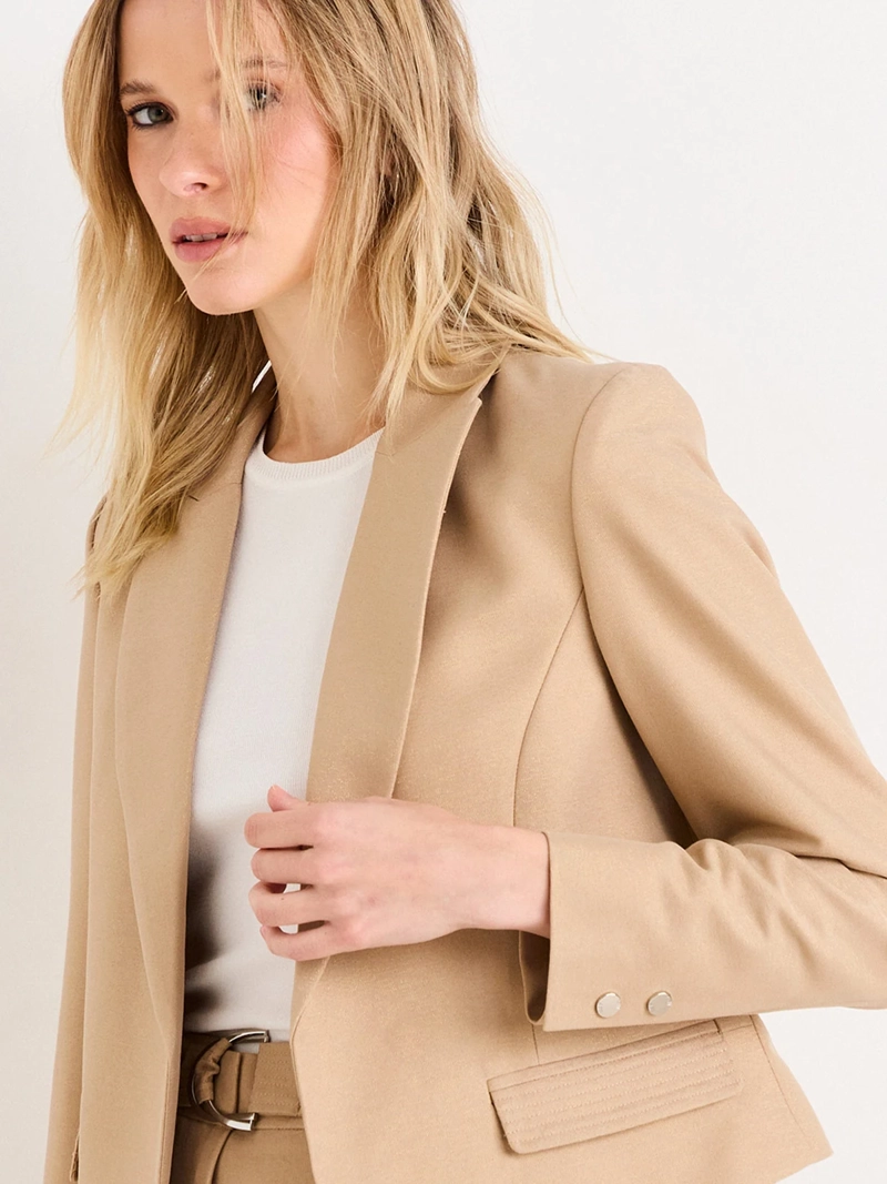 BLAZER MUJER ASH CUELLO Y SOLAPAS ESTILIZADAS - 3