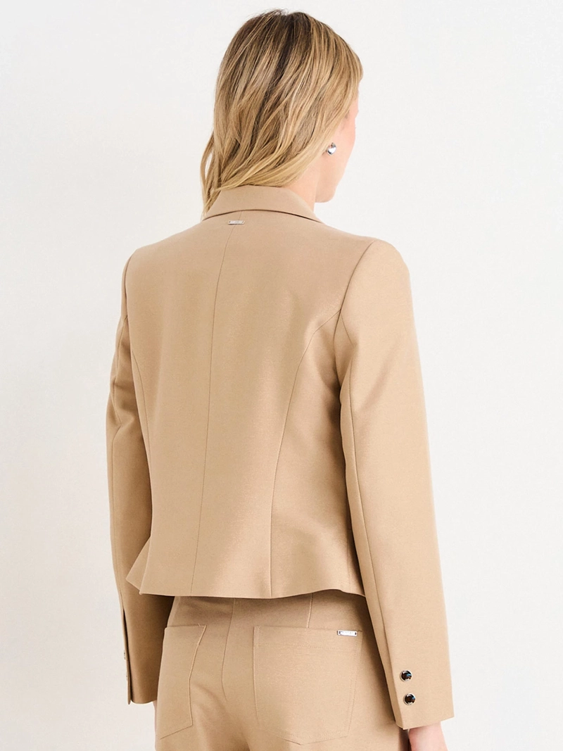 BLAZER MUJER ASH CUELLO Y SOLAPAS ESTILIZADAS - 2
