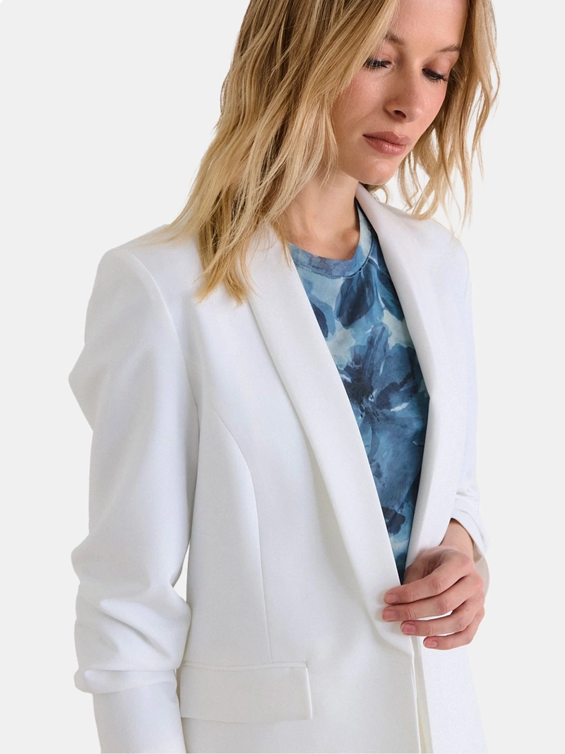 BLAZER MUJER ASH SOLAPA ALARGADA MANGA LARGA  - 3