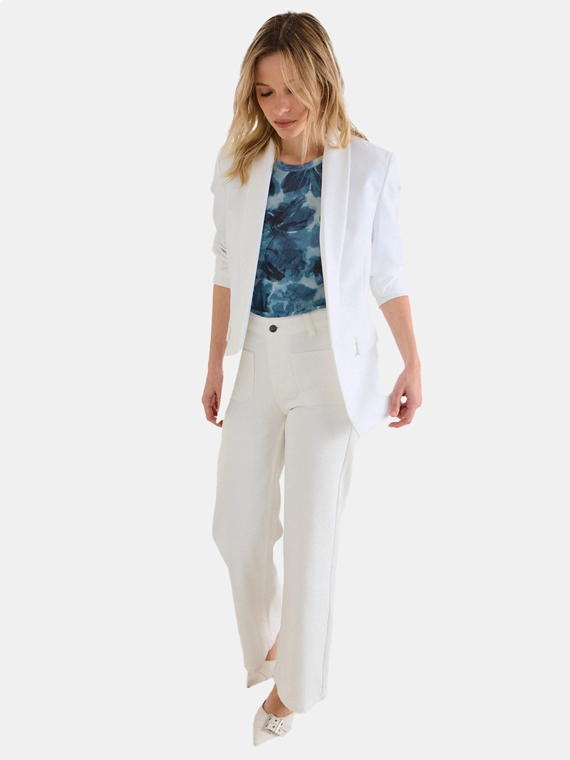 BLAZER MUJER ASH SOLAPA ALARGADA MANGA LARGA  - 4